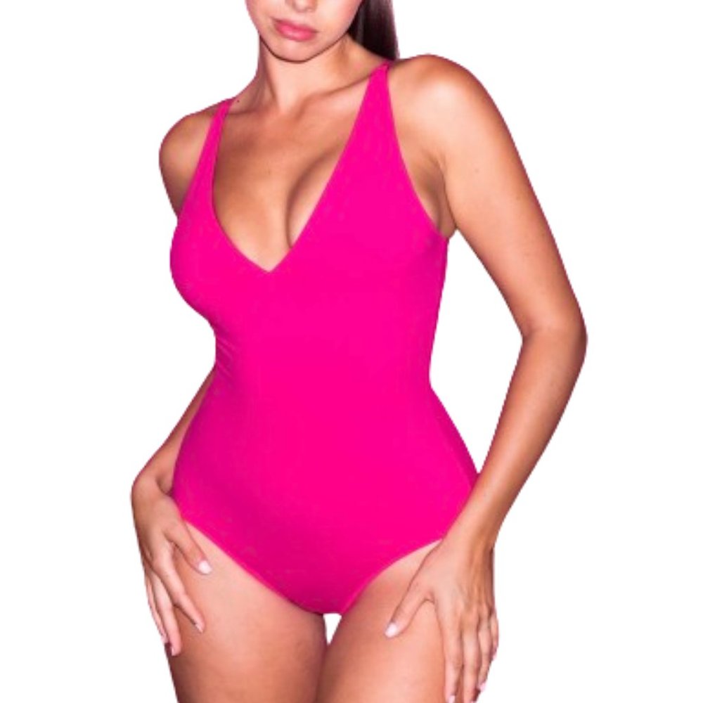 TA3 Plungy Swimsuit in Pink